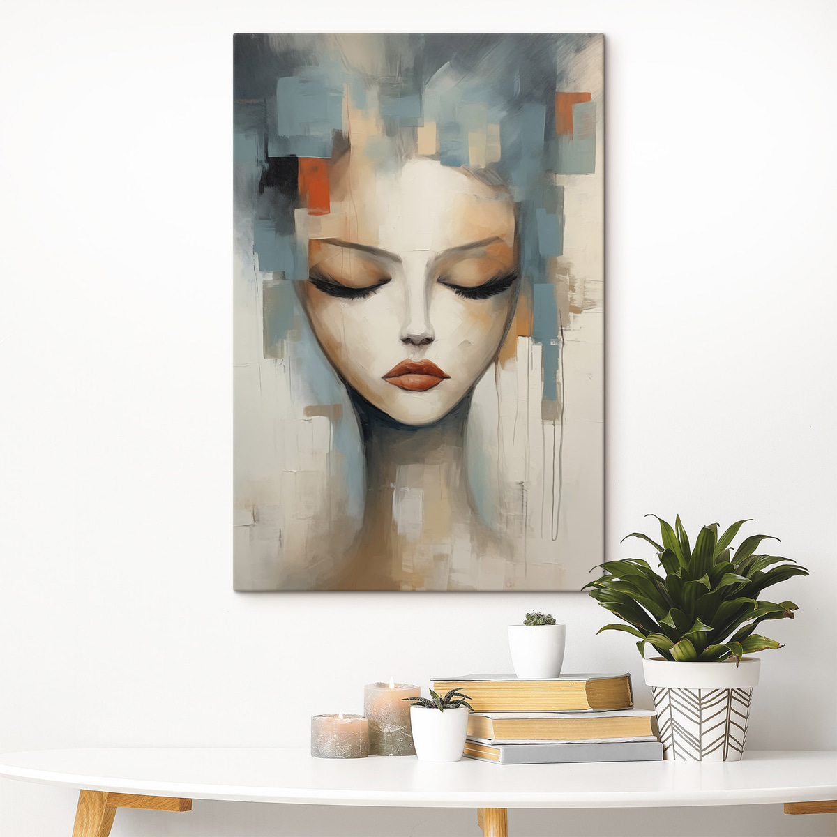 Portret abstract de fată — interior 2
