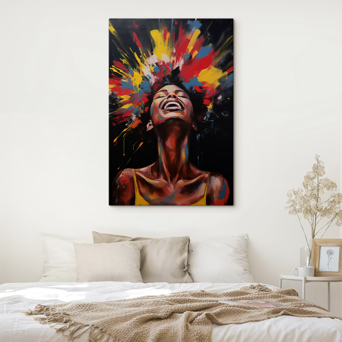 Explozie colorată de vopsea — interior 1