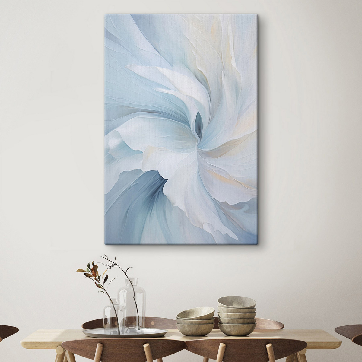 Vârtej de petale transparente — interior 1