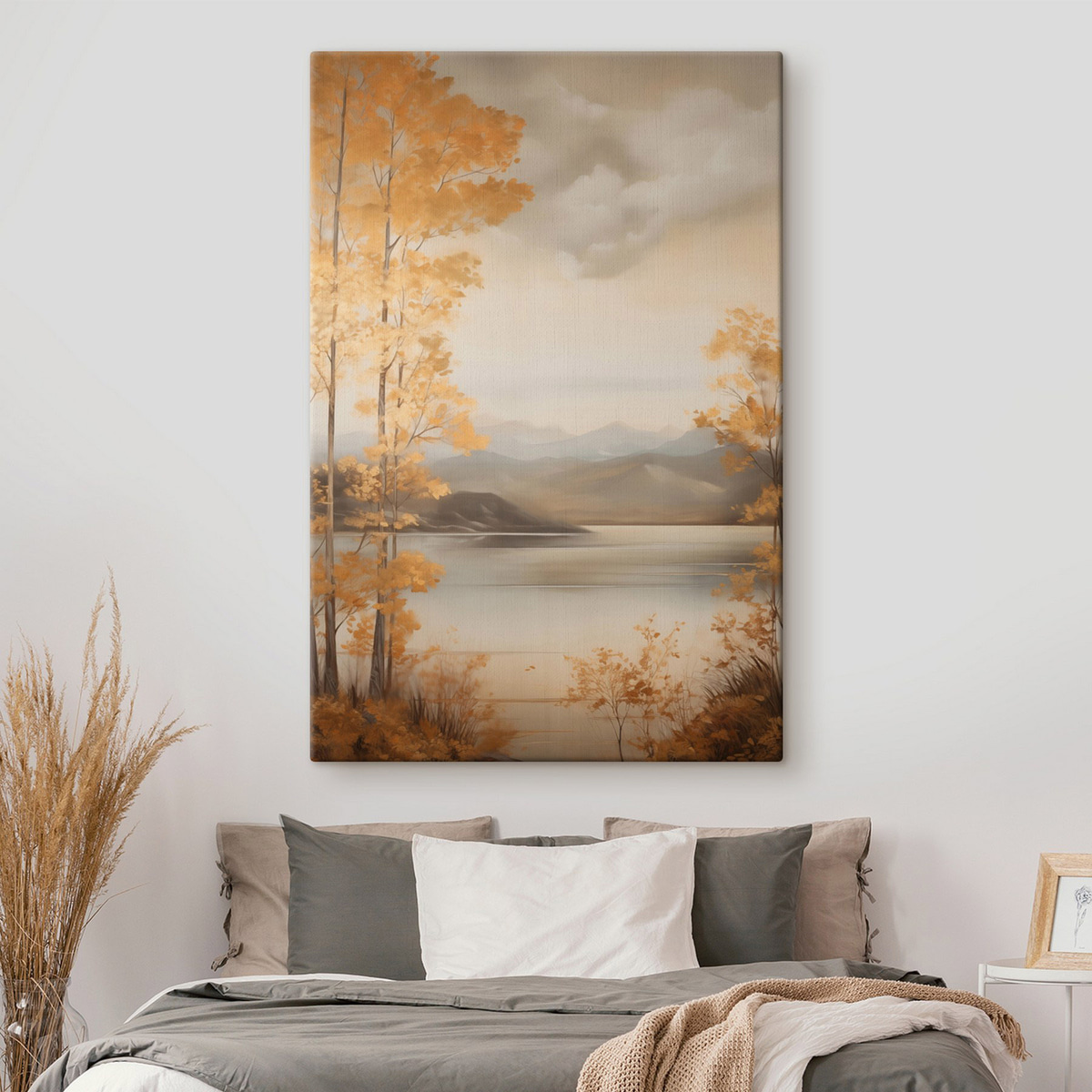 Lac liniștit în toamnă — interior 1