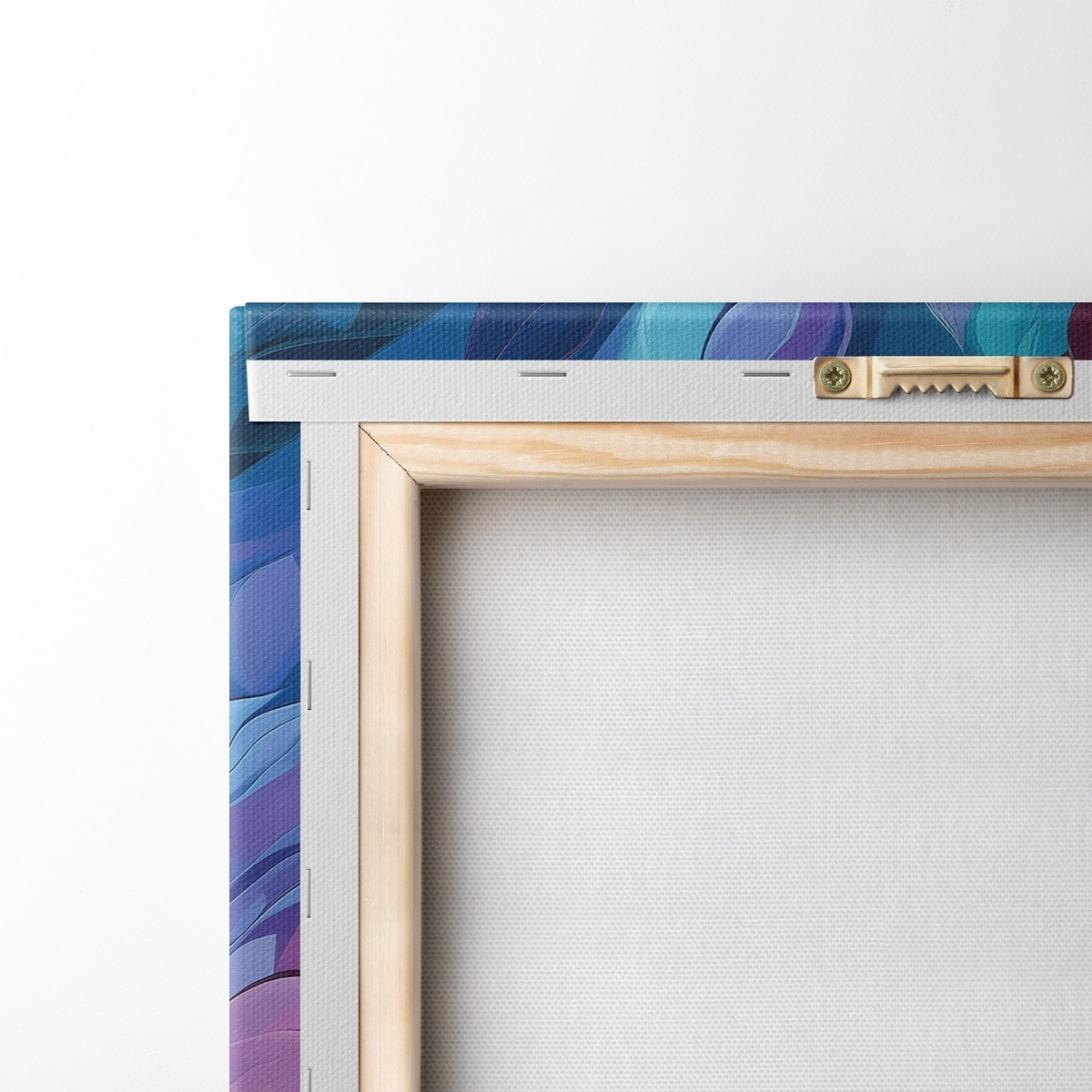Floare abstractă, stil pictural — verso