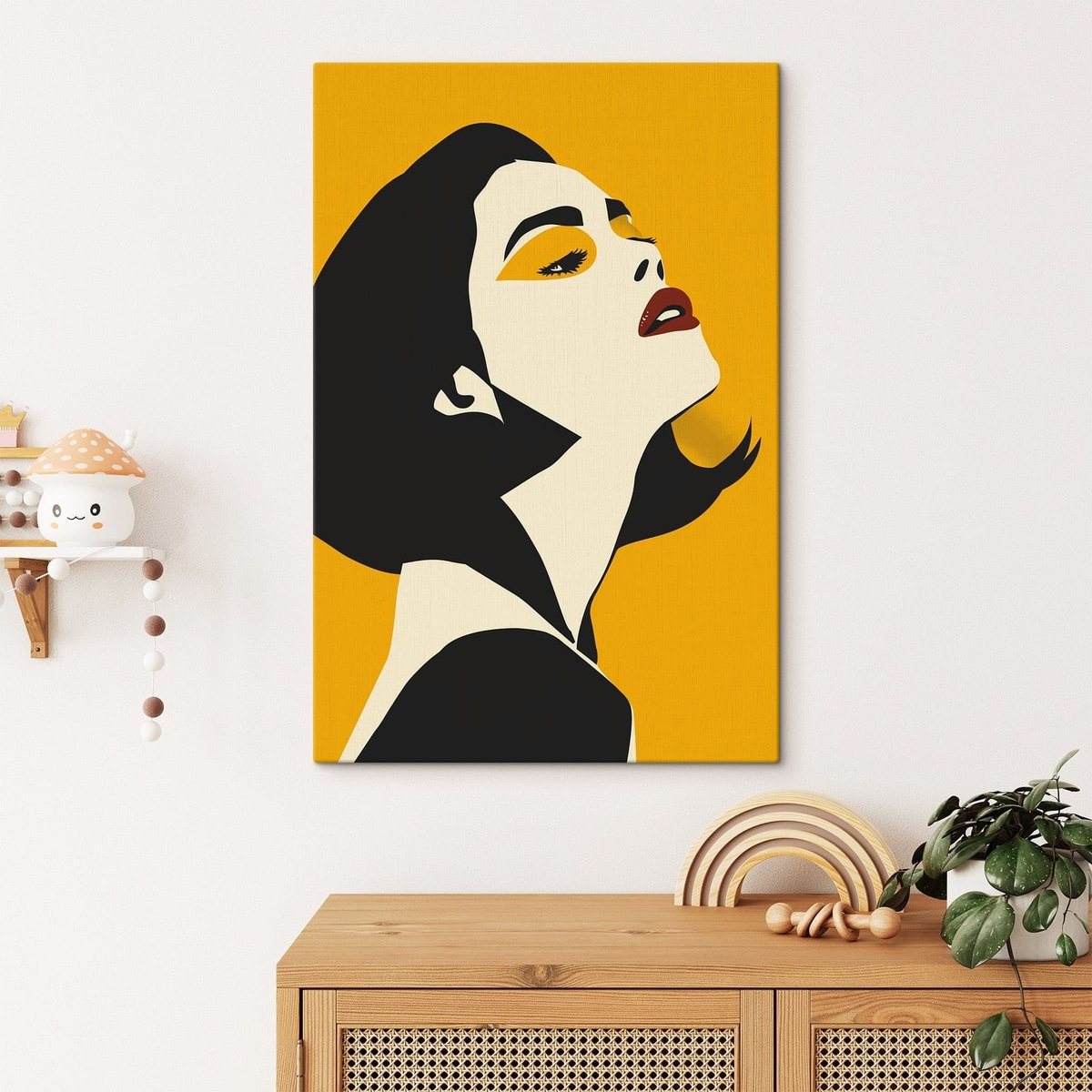 Fată pop art — interior 1
