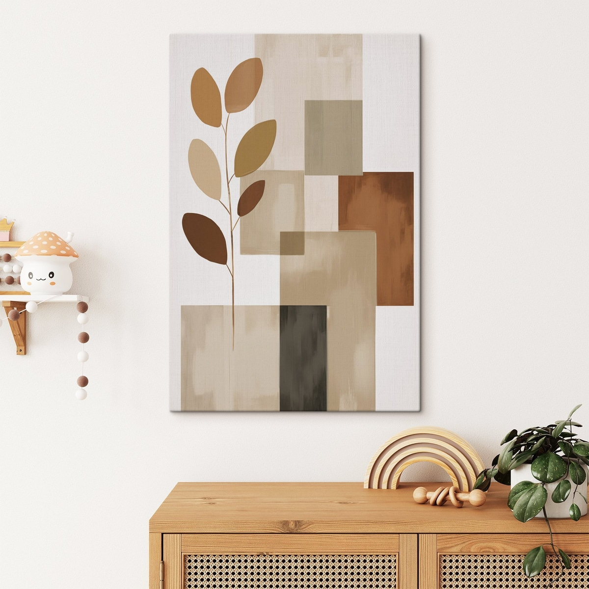 Abstracție cu aspect pictural — interior 1