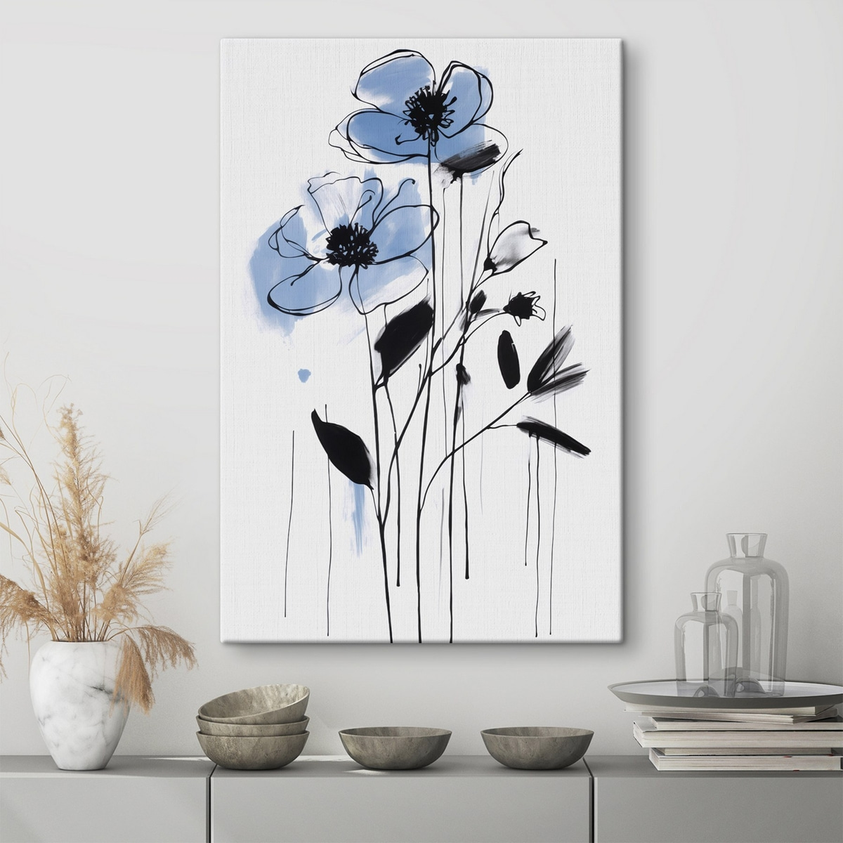 Abstracție cu flori — interior 2