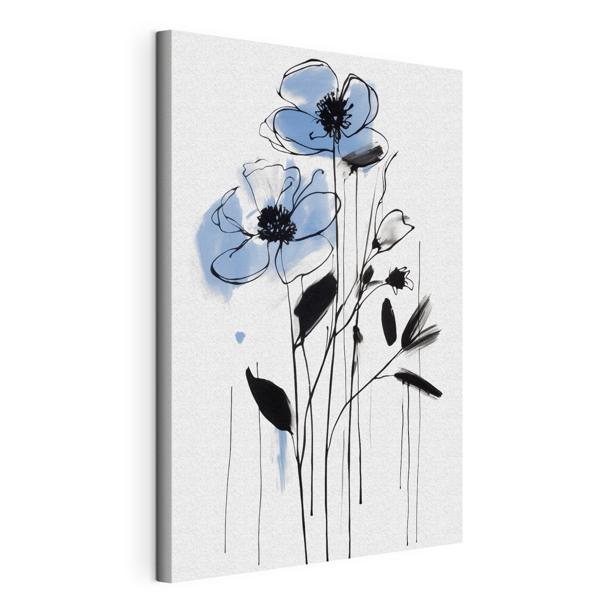 Abstracție cu flori — vizualizare produs