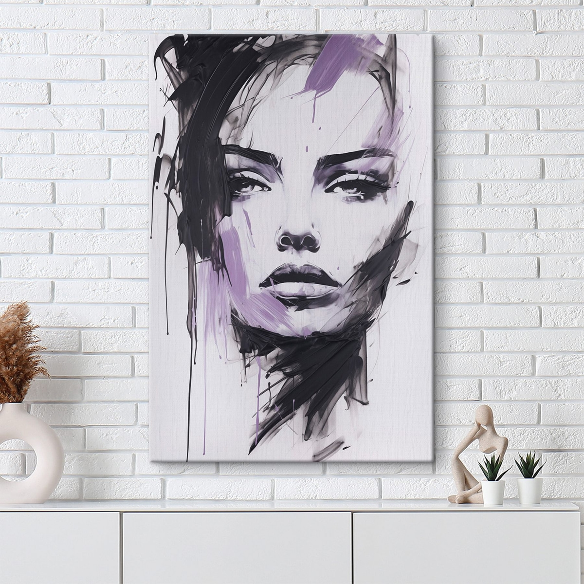 Portret abstract de femeie — interior 2