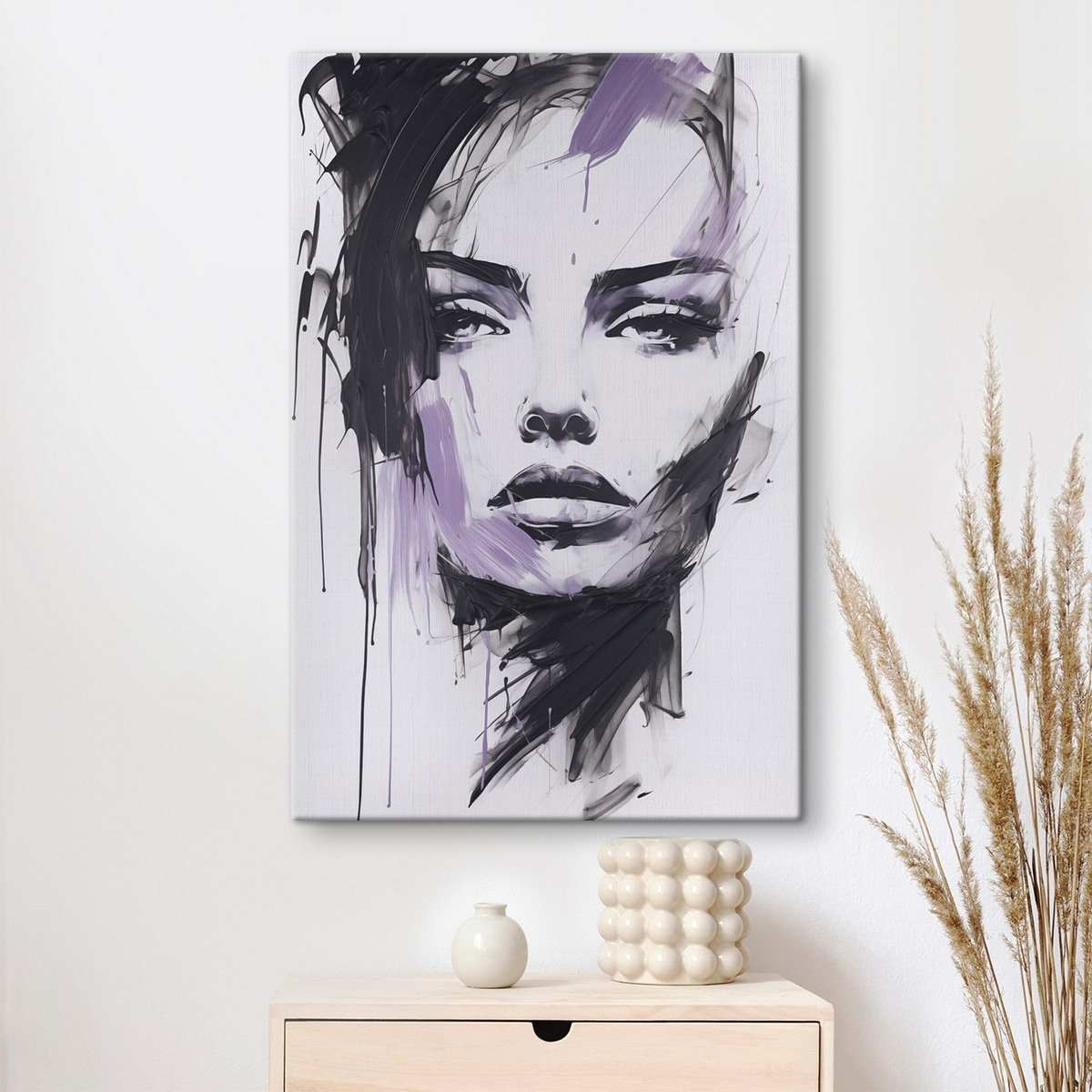 Portret abstract de femeie — interior 1
