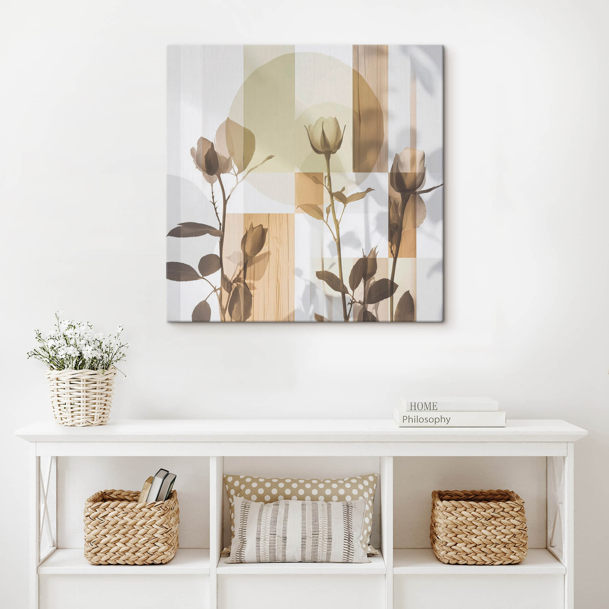 Flori și forme geometrice — interior 2