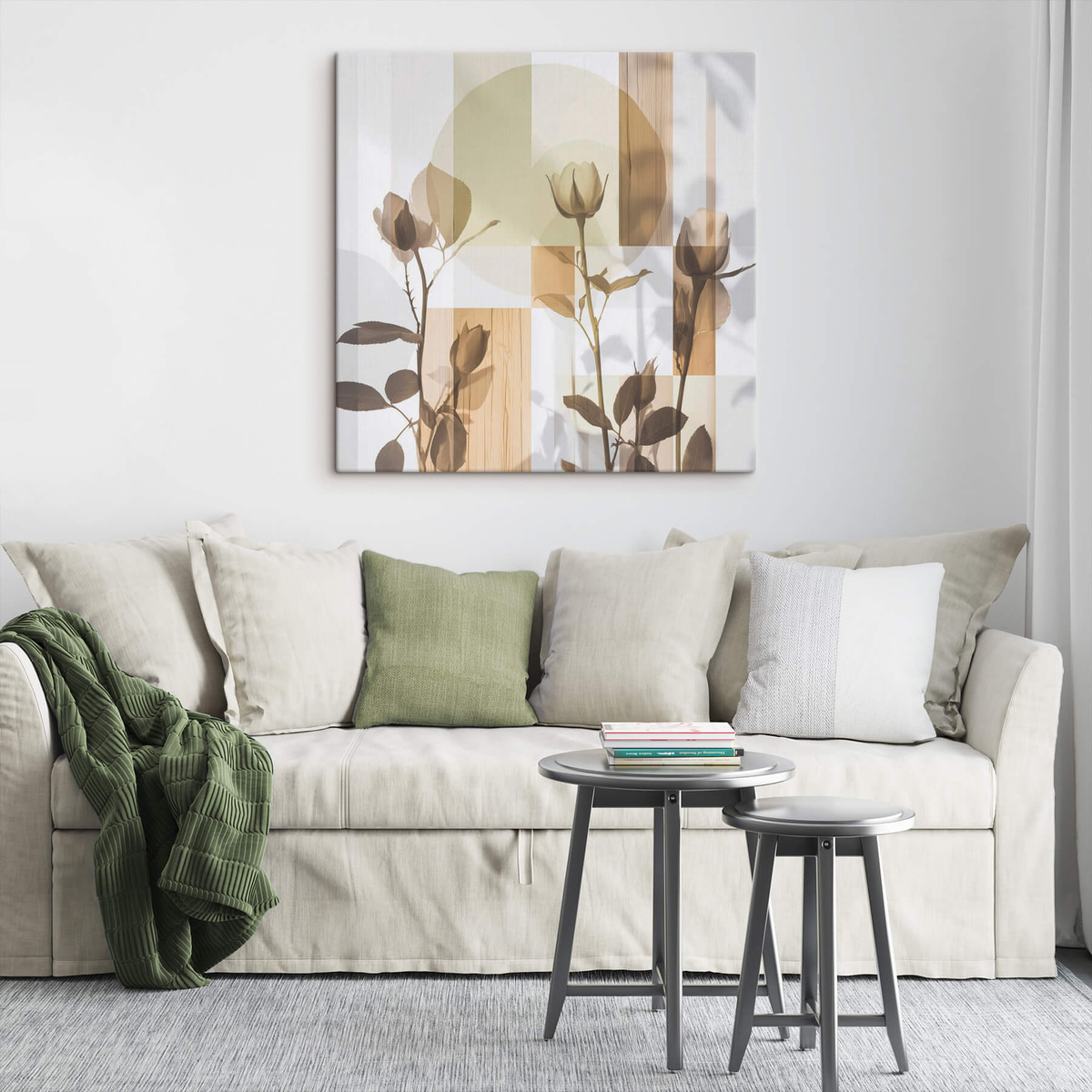 Flori și forme geometrice — interior 3