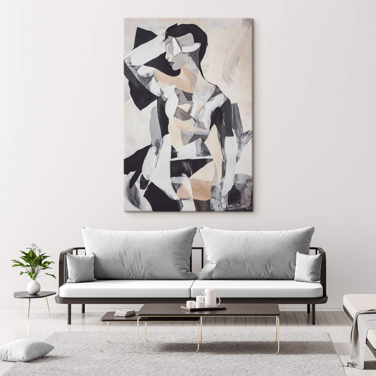 Siluetă abstractă — interior 2