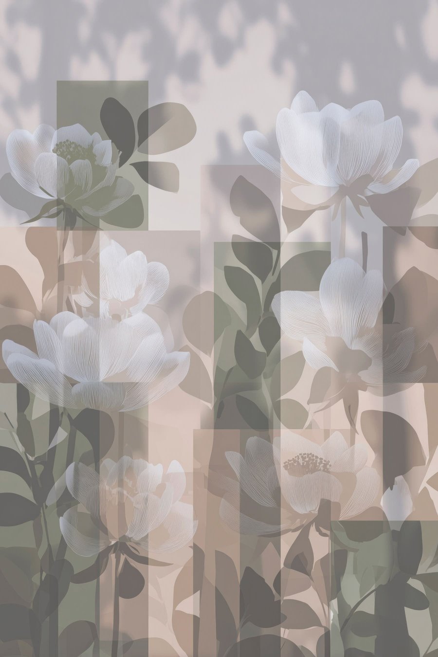 Abstracție cu flori — design complet