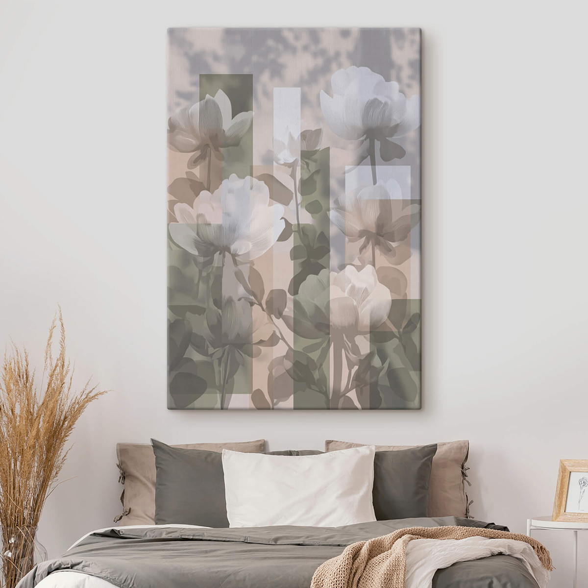 Abstracție cu flori — interior 1