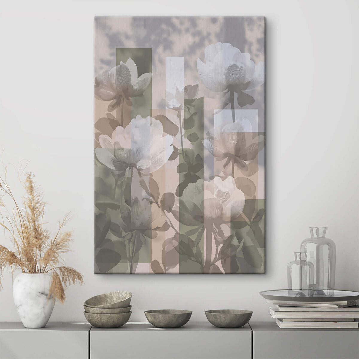 Abstracție cu flori — interior 3