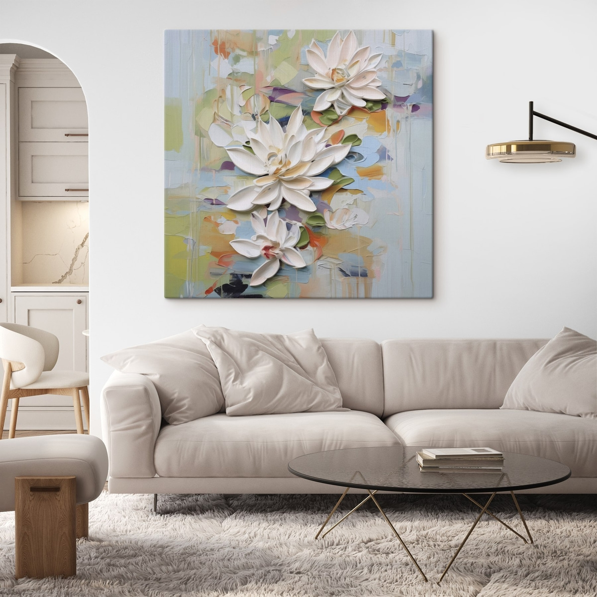 Lotuși abstracți — interior 2