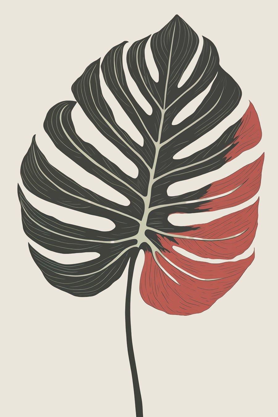 Frunză tropicală — design complet