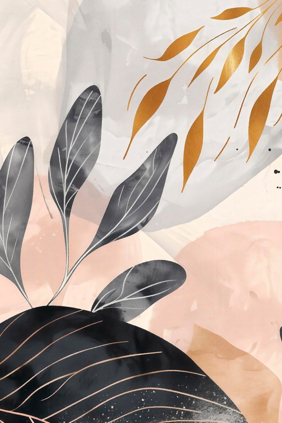Flori în abstracție — design complet