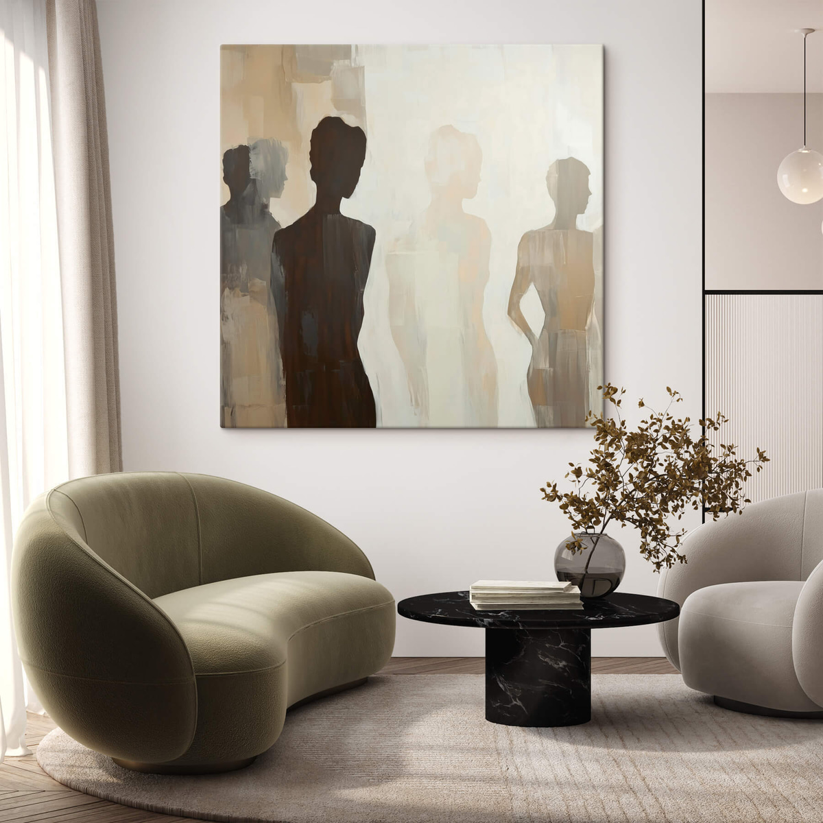 Siluete abstracte — interior 2