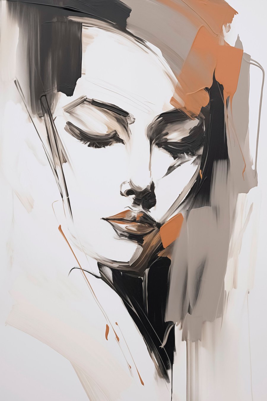Portret abstract — design complet