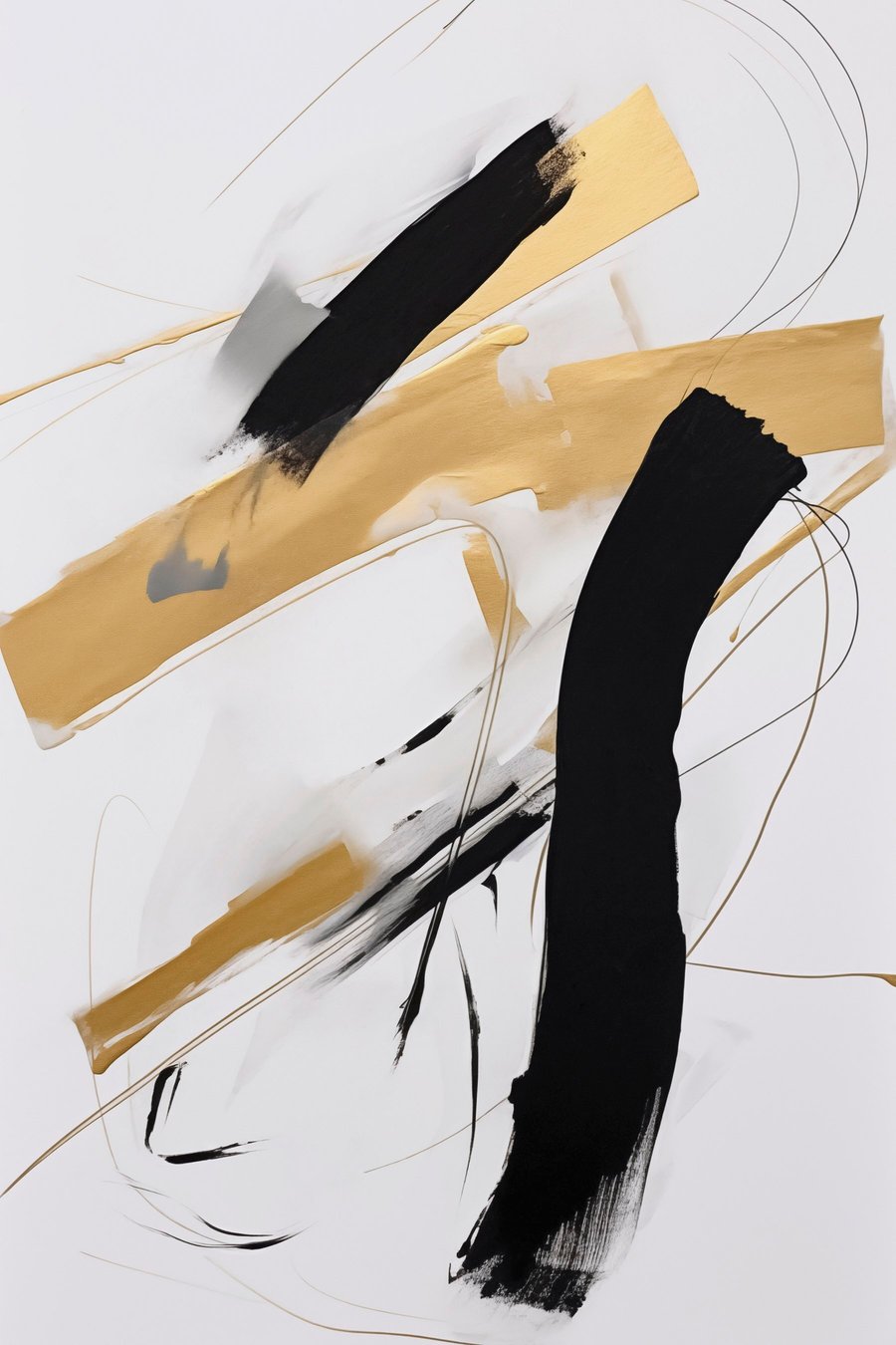 Compoziție abstractă haotică — design complet