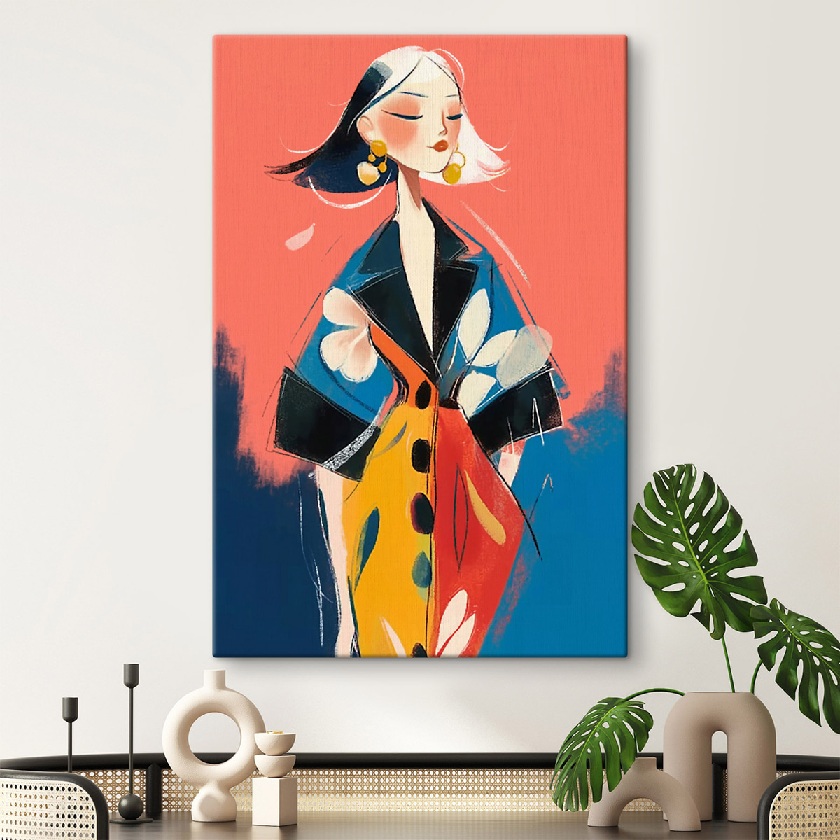 Portret de fată — interior 2