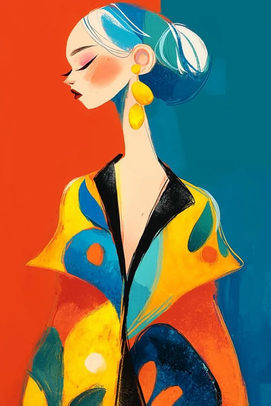 Portret de femeie — design complet