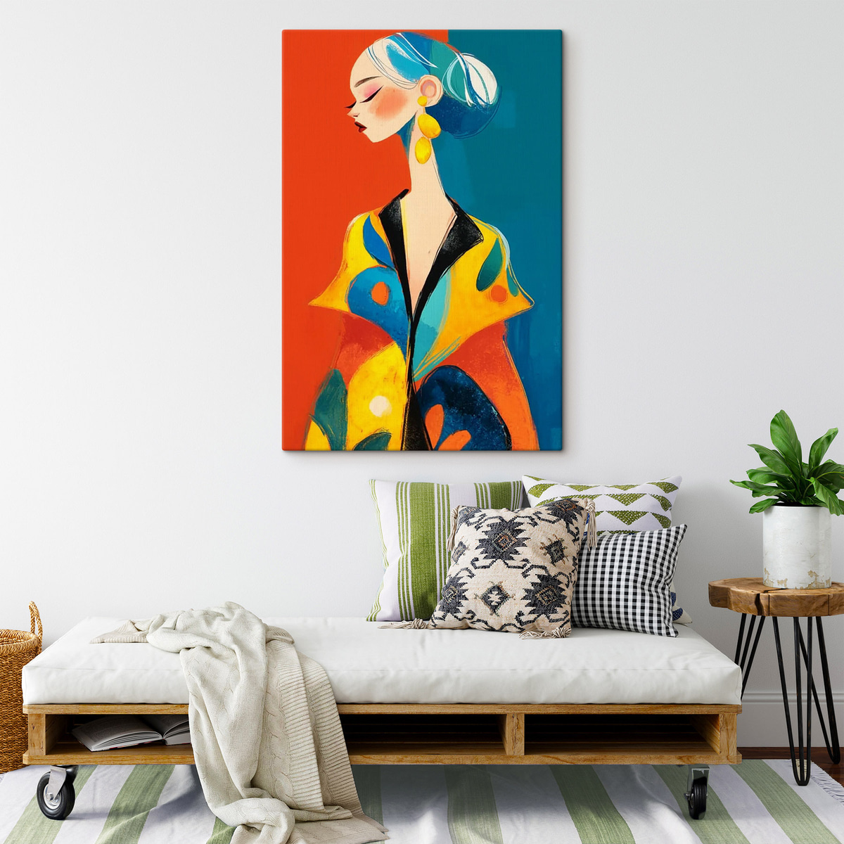 Portret de femeie — interior 1