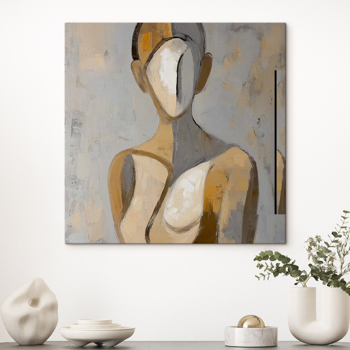Figură abstractă discretă — interior 2