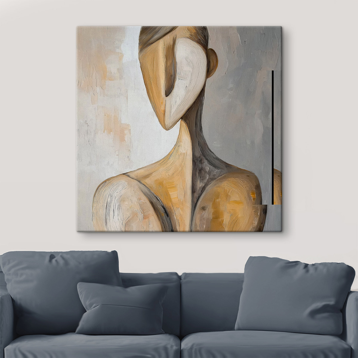 Siluetă umană abstractă — interior 2