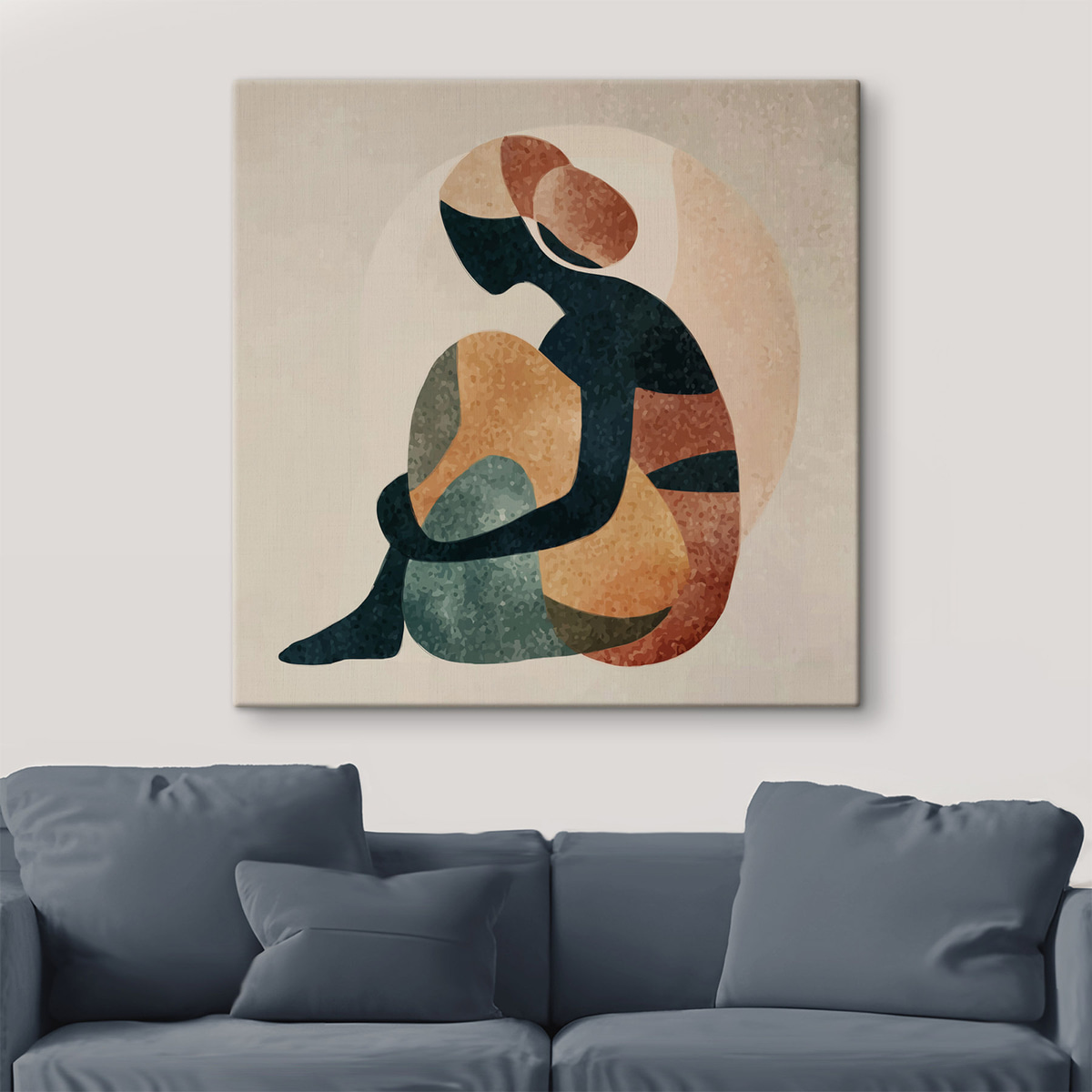 Figură umană abstractă — interior 2