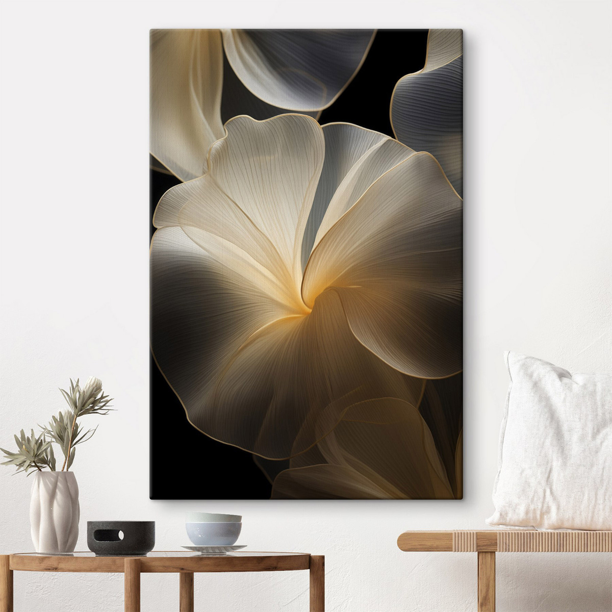 Petale abstracte, transparente — interior 2