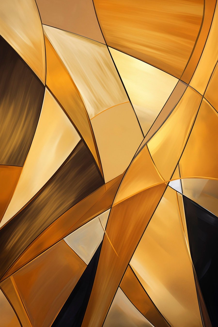 Forme geometrice portocalii — design complet