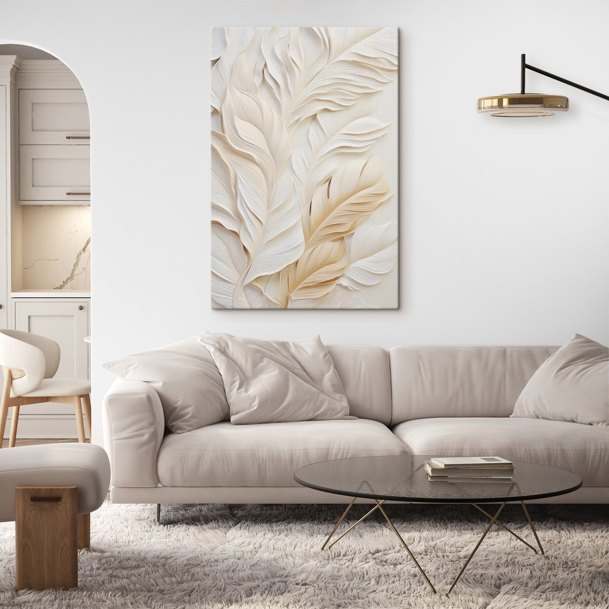 Pene crem suprapuse — interior 1