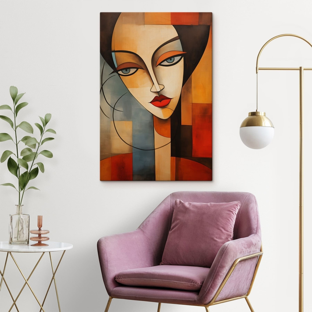 Portret abstract de femeie — interior 1
