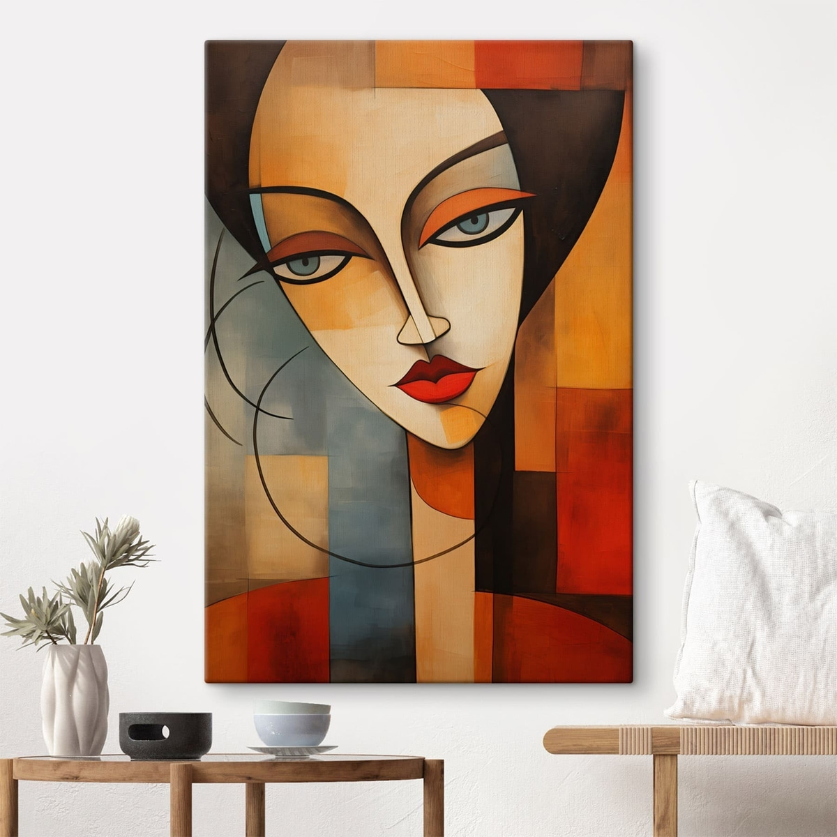 Portret abstract de femeie — interior 2