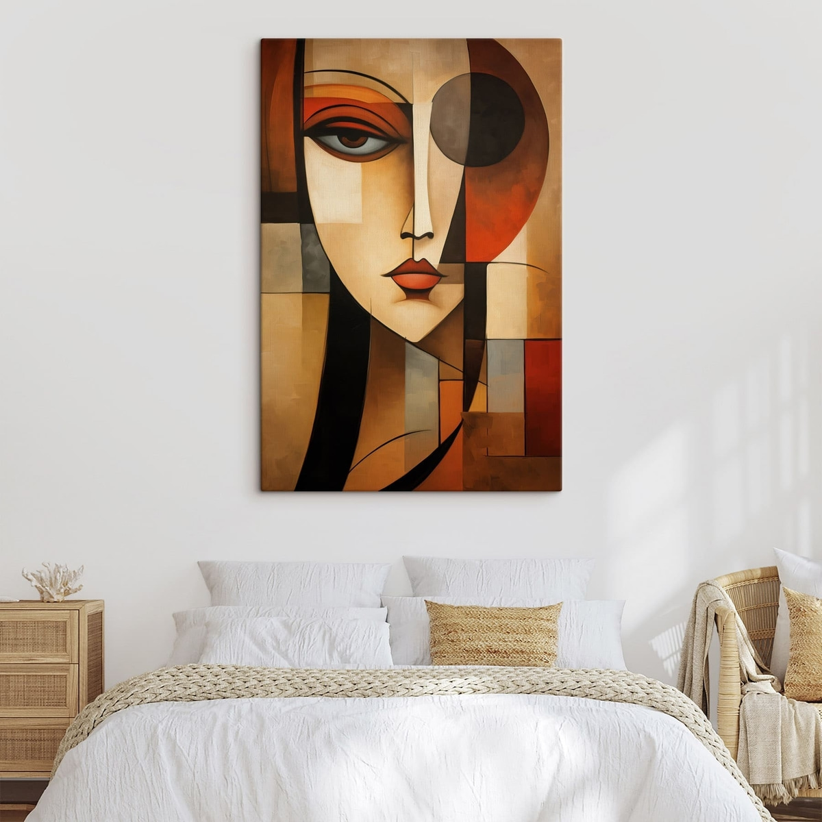 Femeie în forme geometrice — interior 2