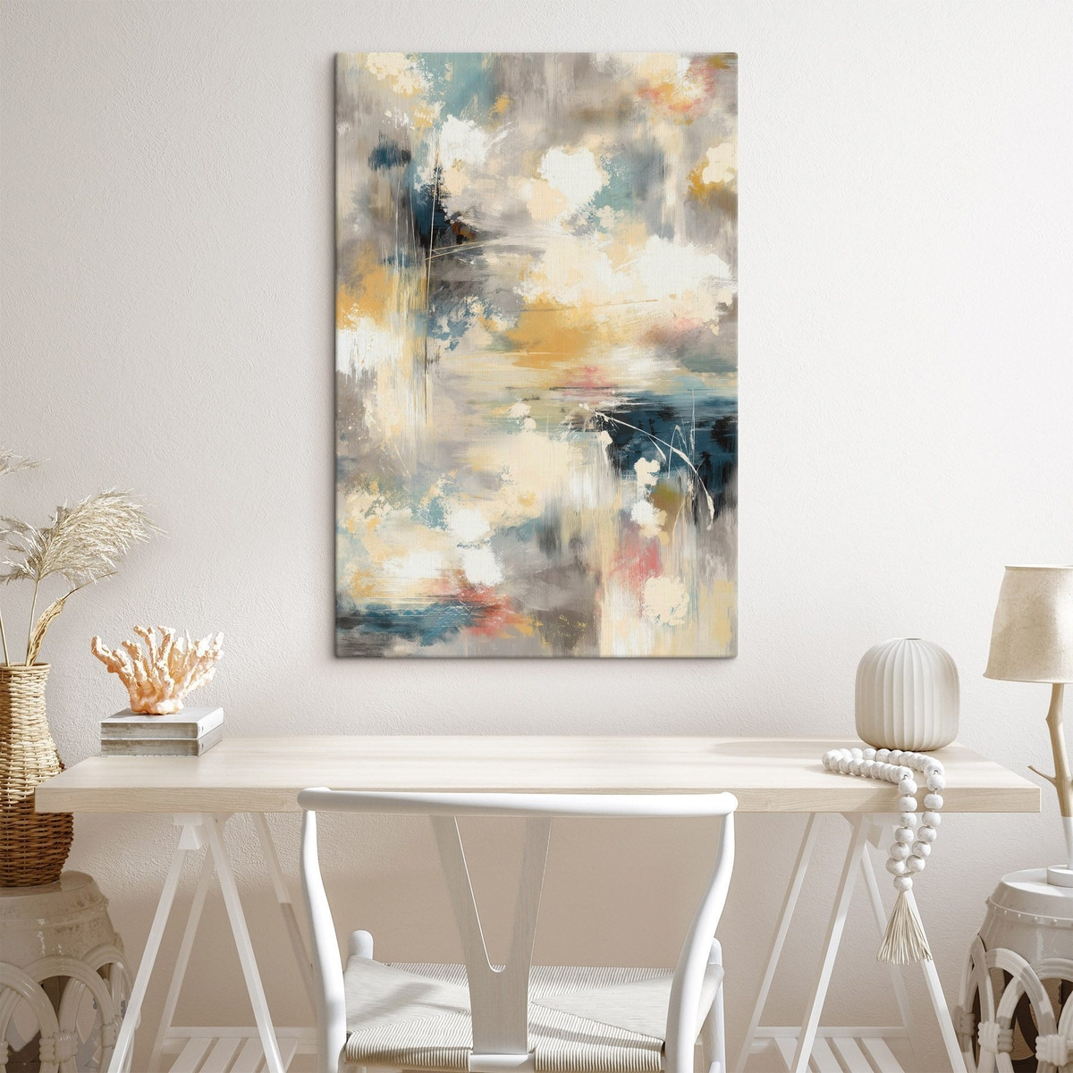 Artă abstractă estompată — interior 3