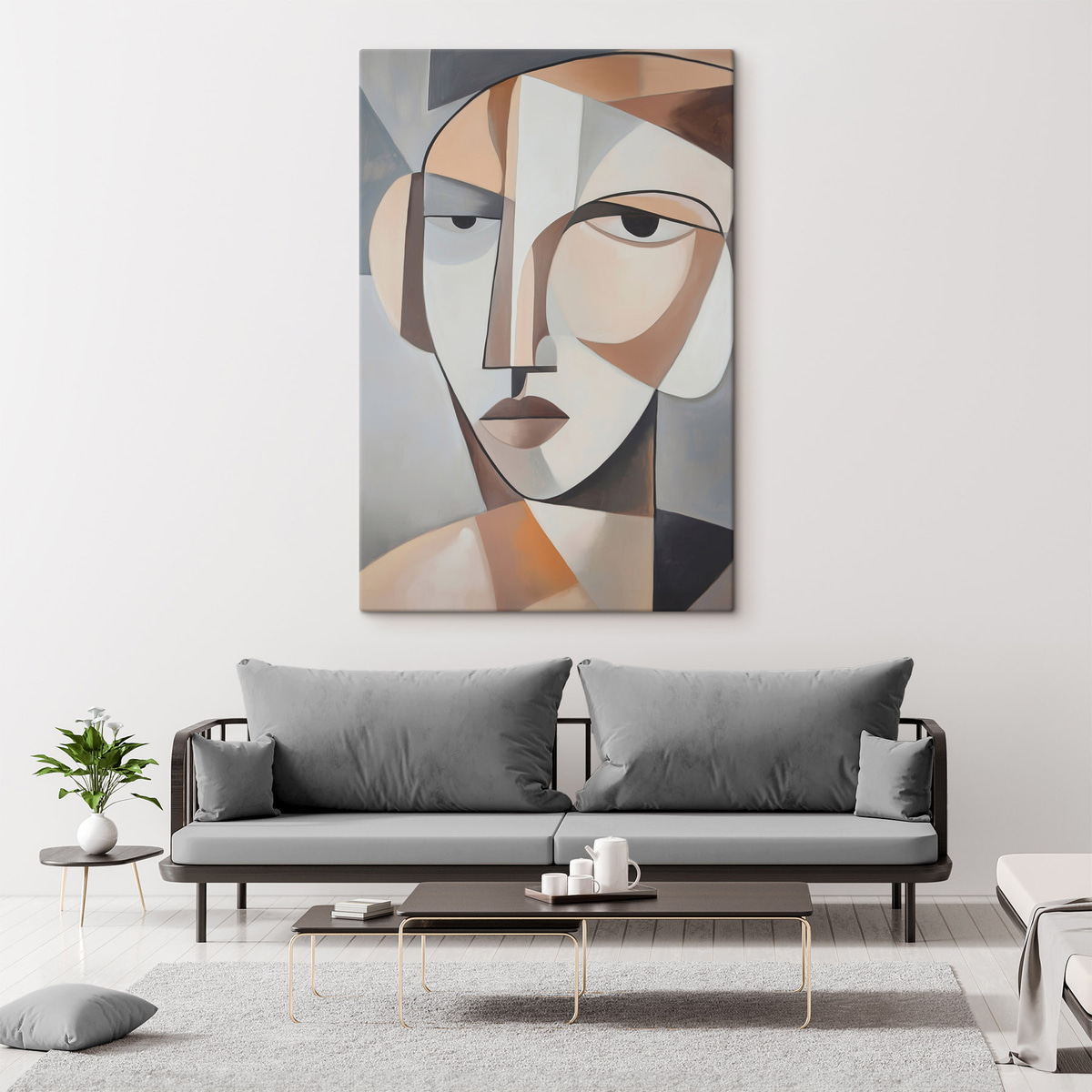 Portret cubist modern — interior 2