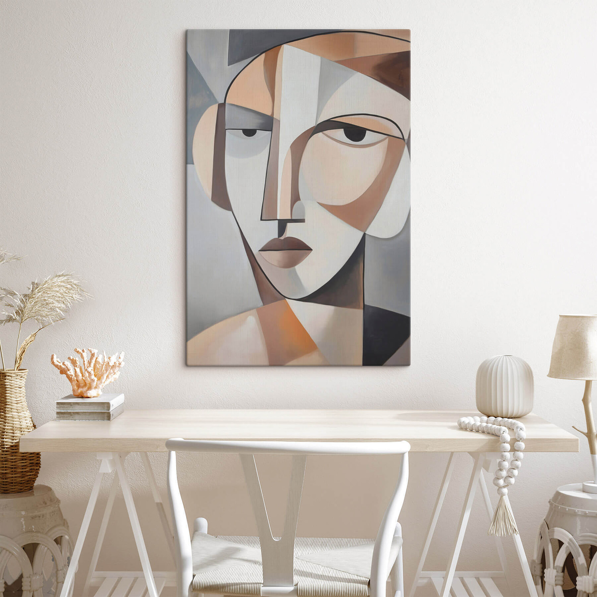 Portret cubist modern — interior 3