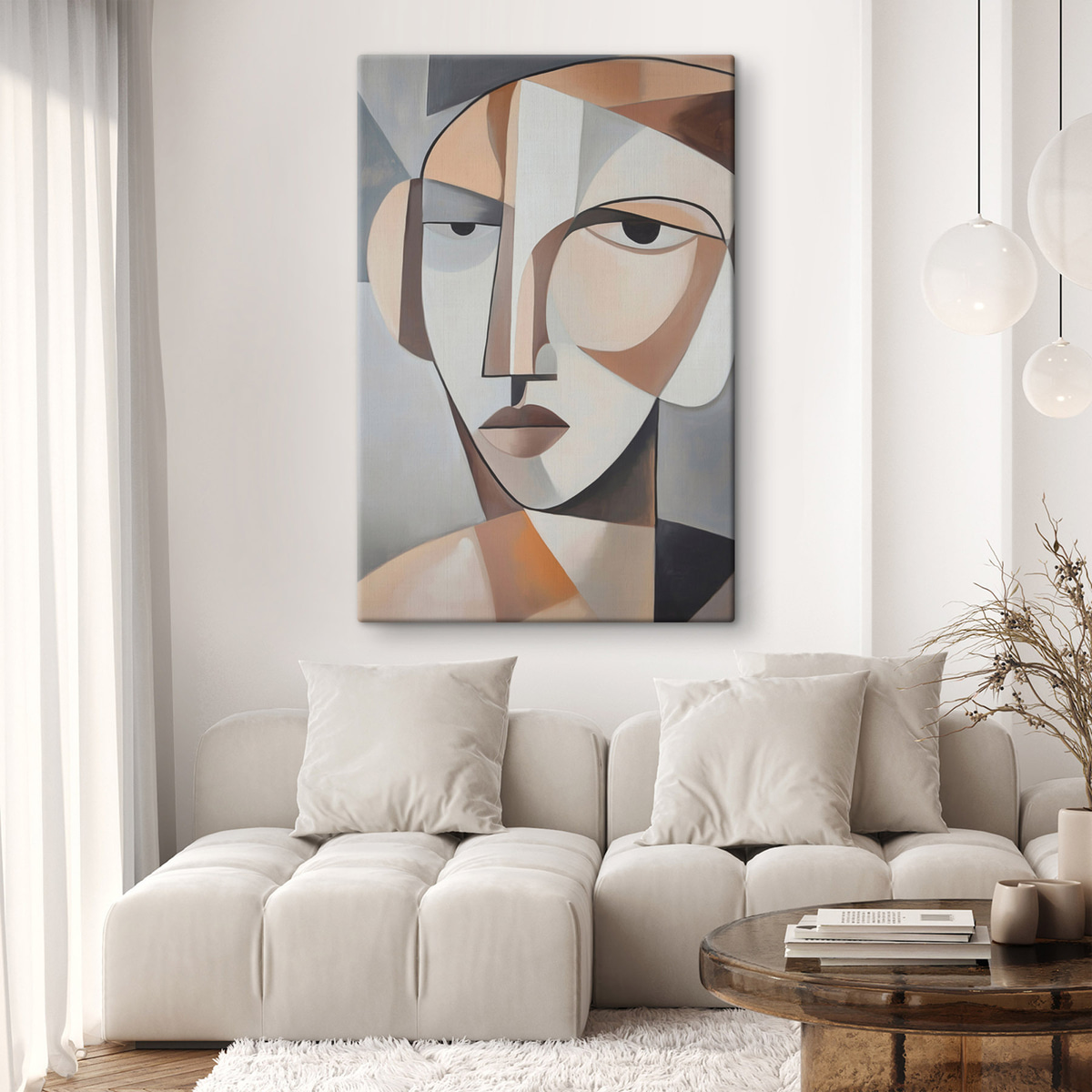 Portret cubist modern — interior 1