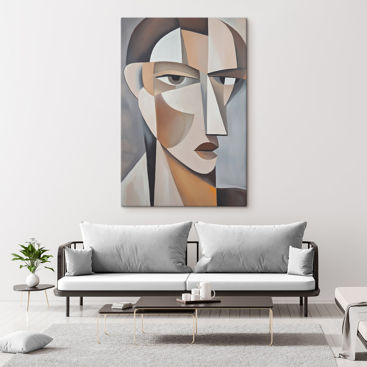 Portret în planuri cubiste — interior 2