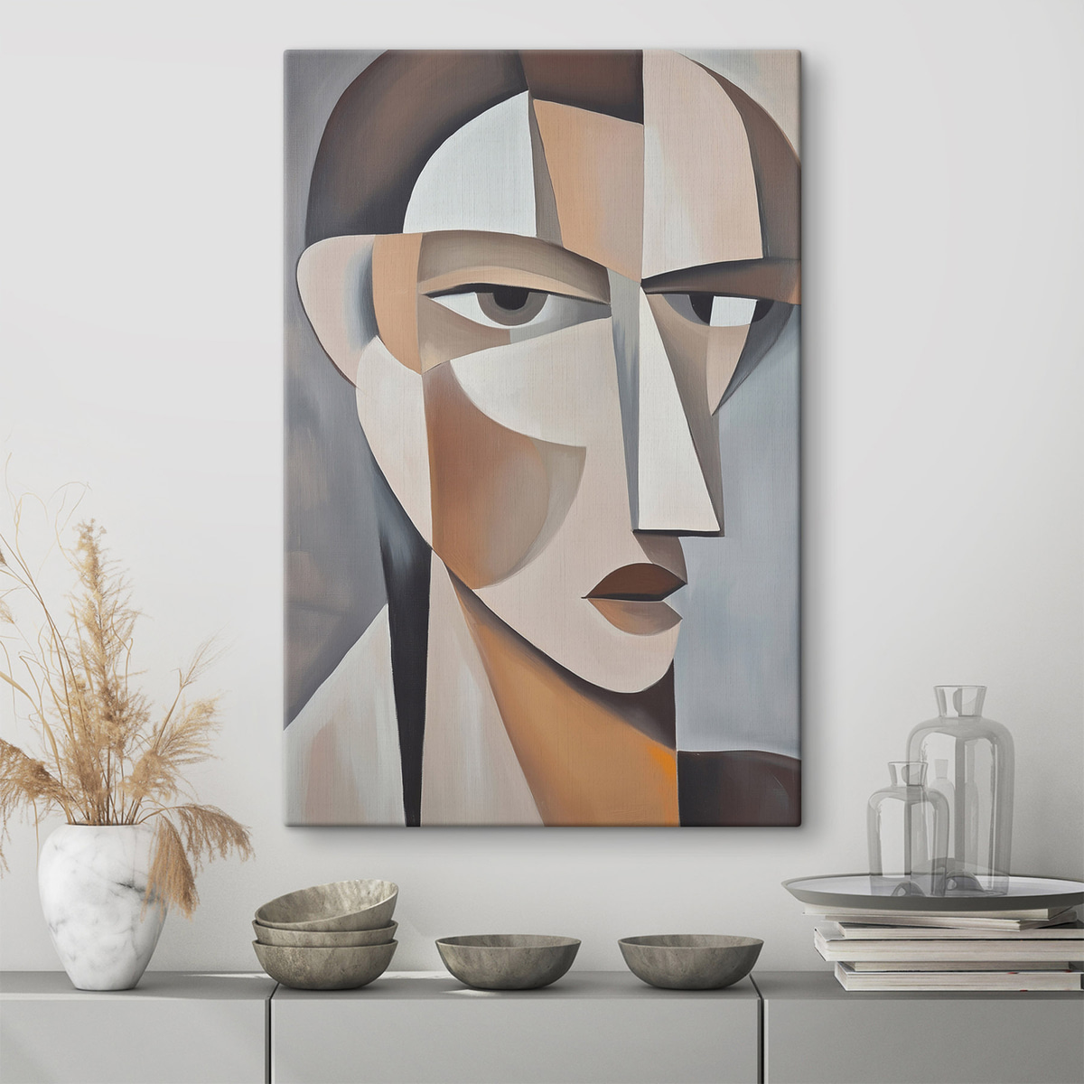 Portret în planuri cubiste — interior 1