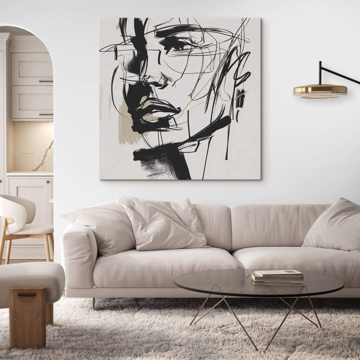 Portret în linii puternice — interior 2