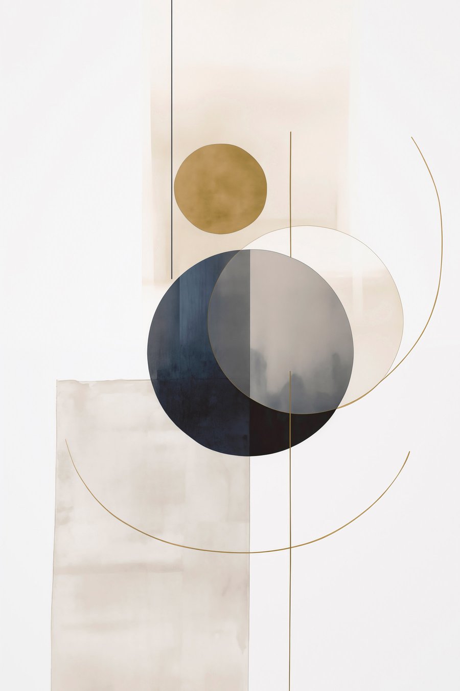 Cercuri abstracte — design complet