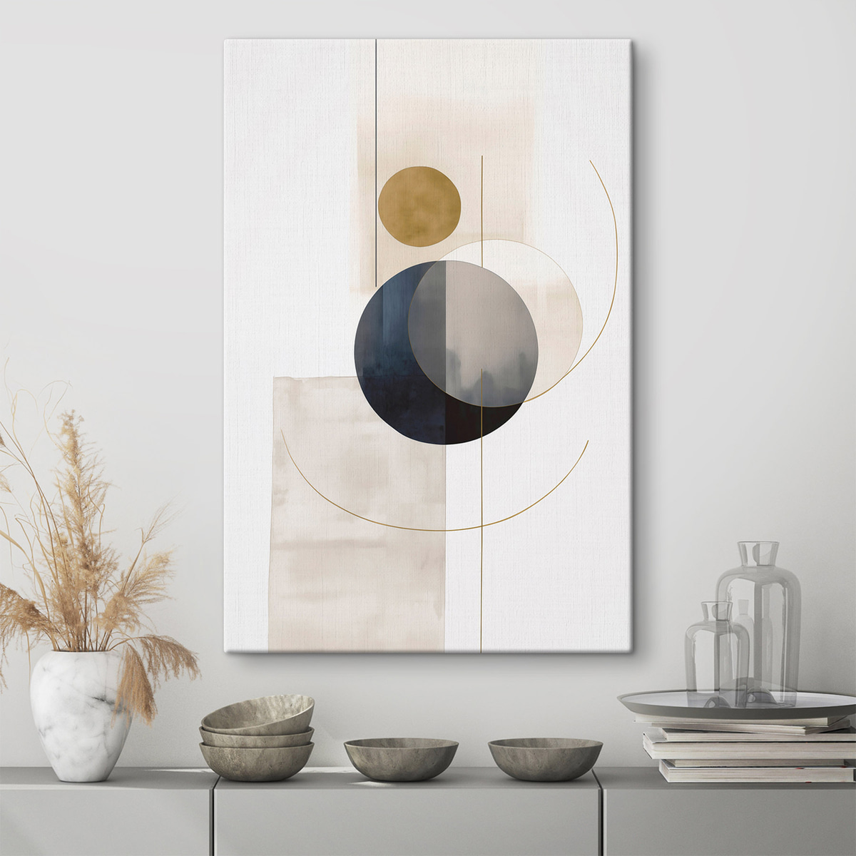 Cercuri abstracte — interior 1