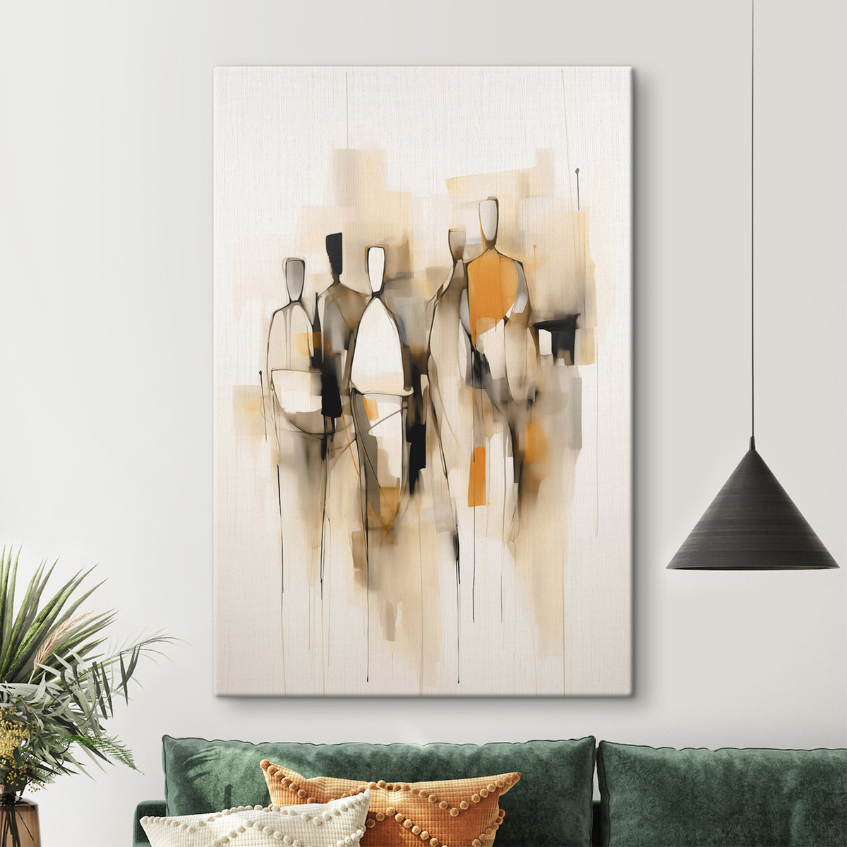 Siluete abstracte — interior 1