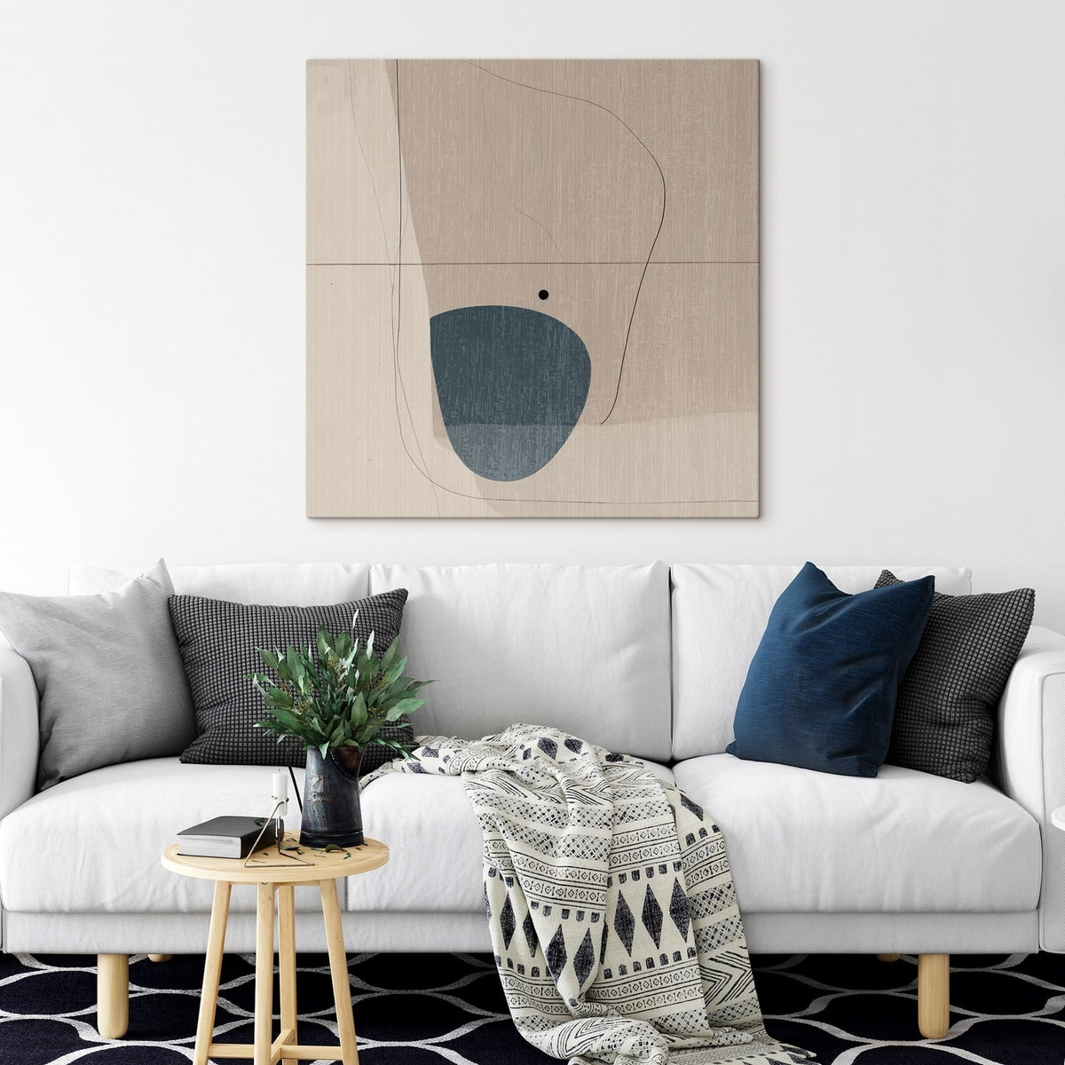 Compoziție abstractă minimală — interior 2