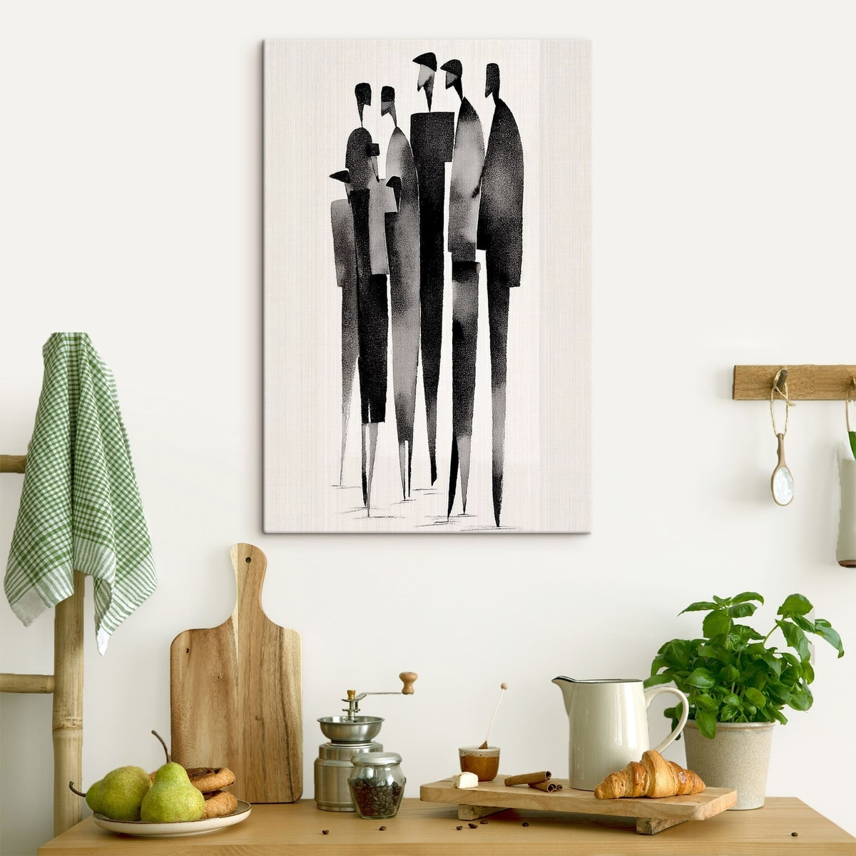 Figuri alungite în șir — interior 1