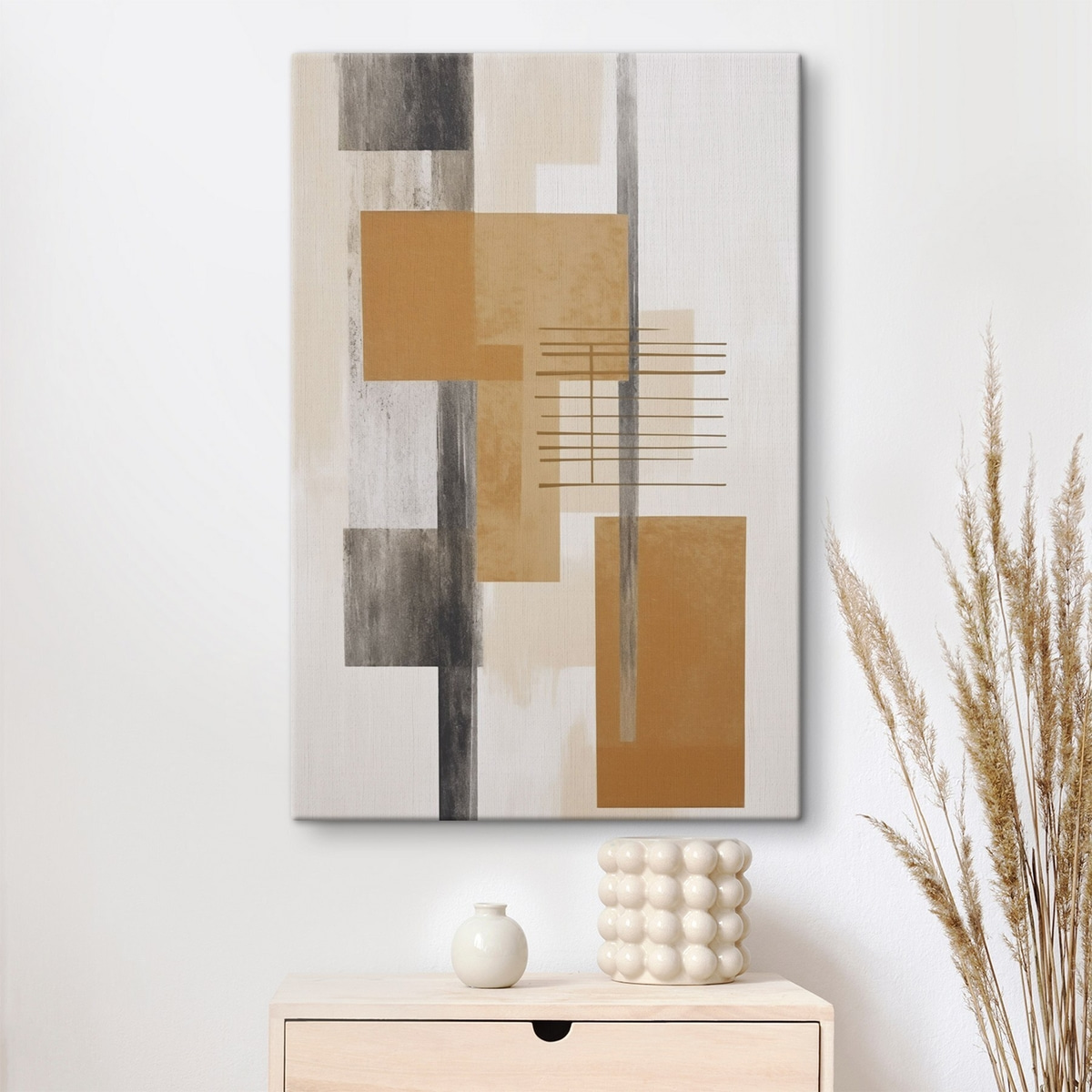 Abstracție cu textură uzată — interior 1