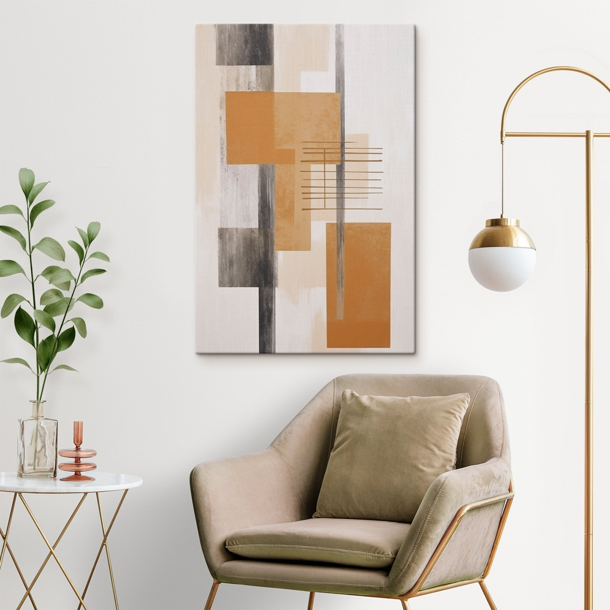 Abstracție cu textură uzată — interior 2