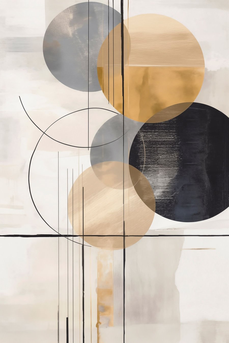 Abstracție cu cercuri — design complet